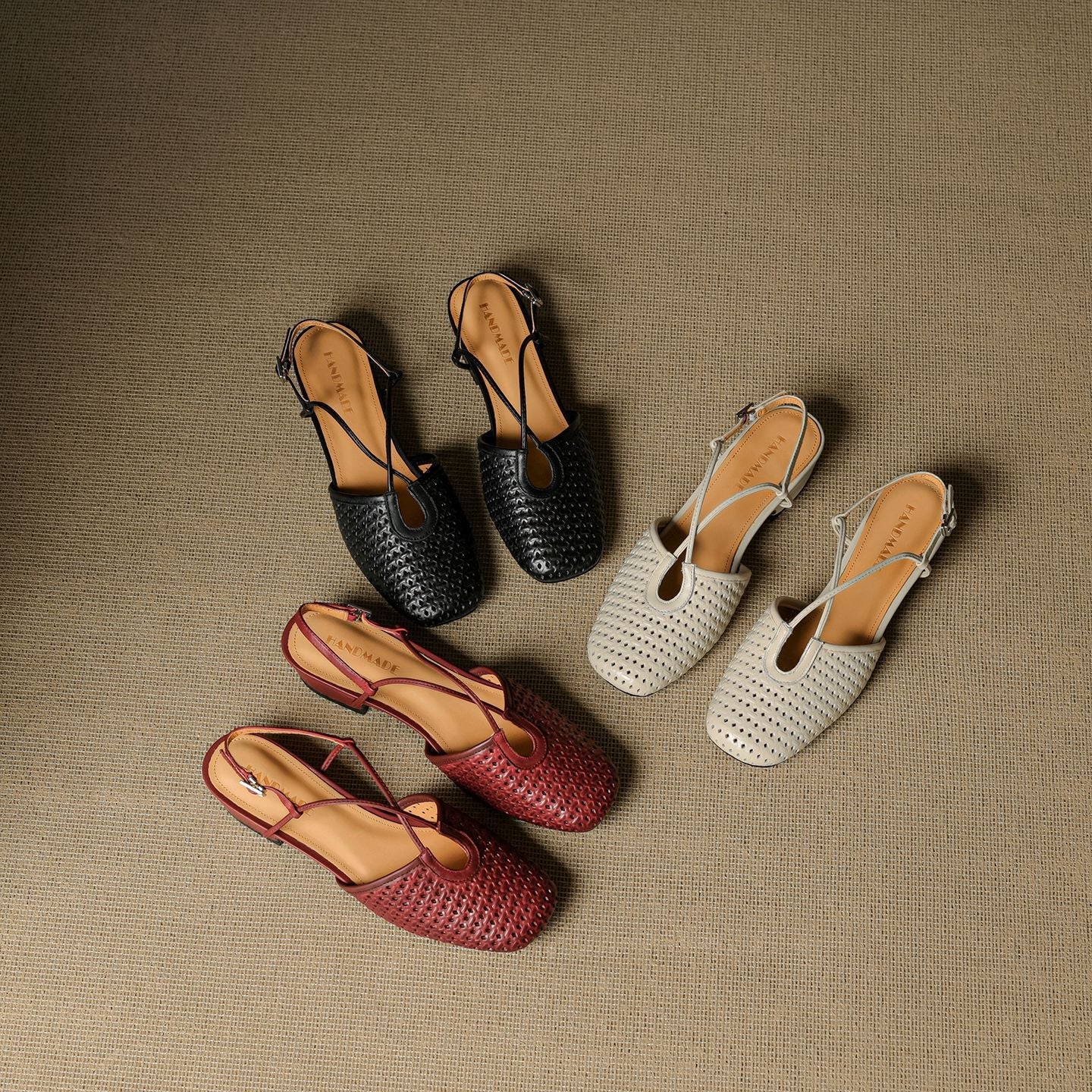 Celestelle™| Leather Slingbacks