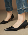 Kynora™| Leather Heels