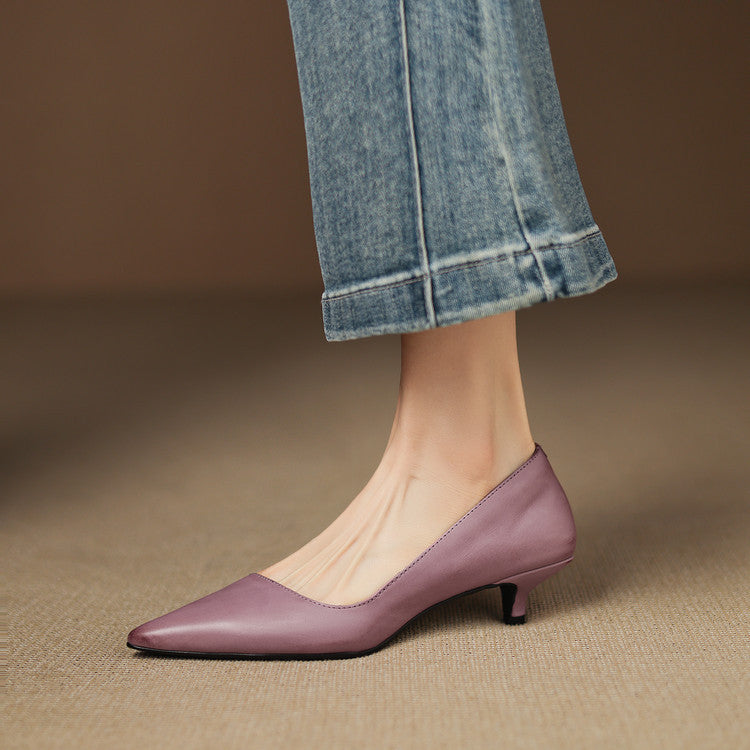 Kynora™| Leather Heels
