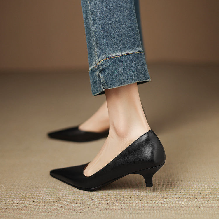 Kynora™| Leather Heels