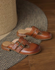 Dorella™| Leather Mules