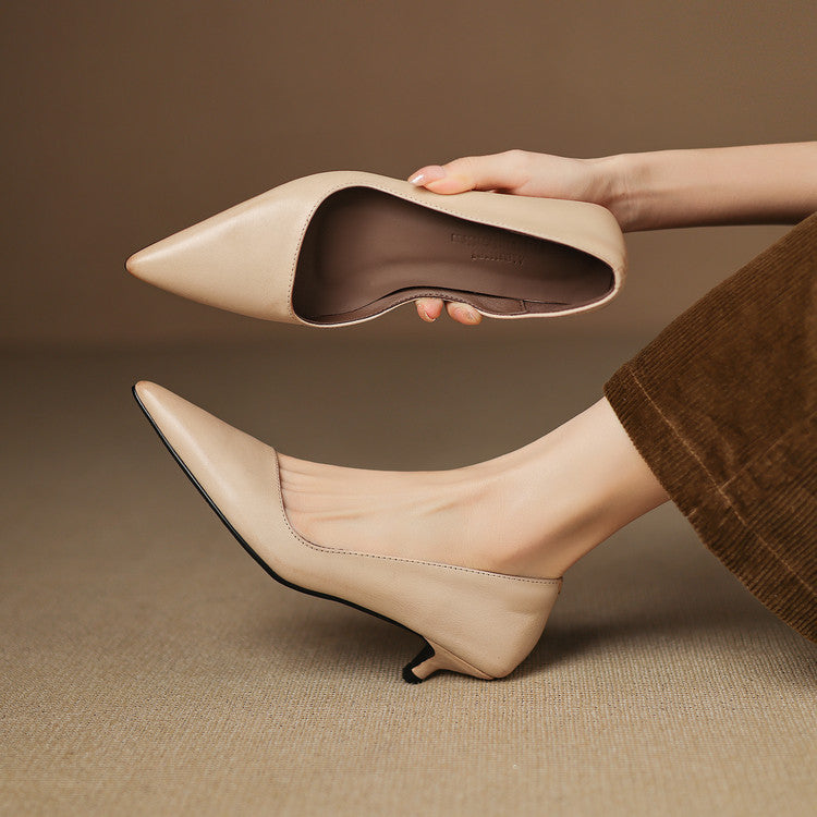 Kynora™| Leather Heels