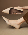 Kynora™| Leather Heels