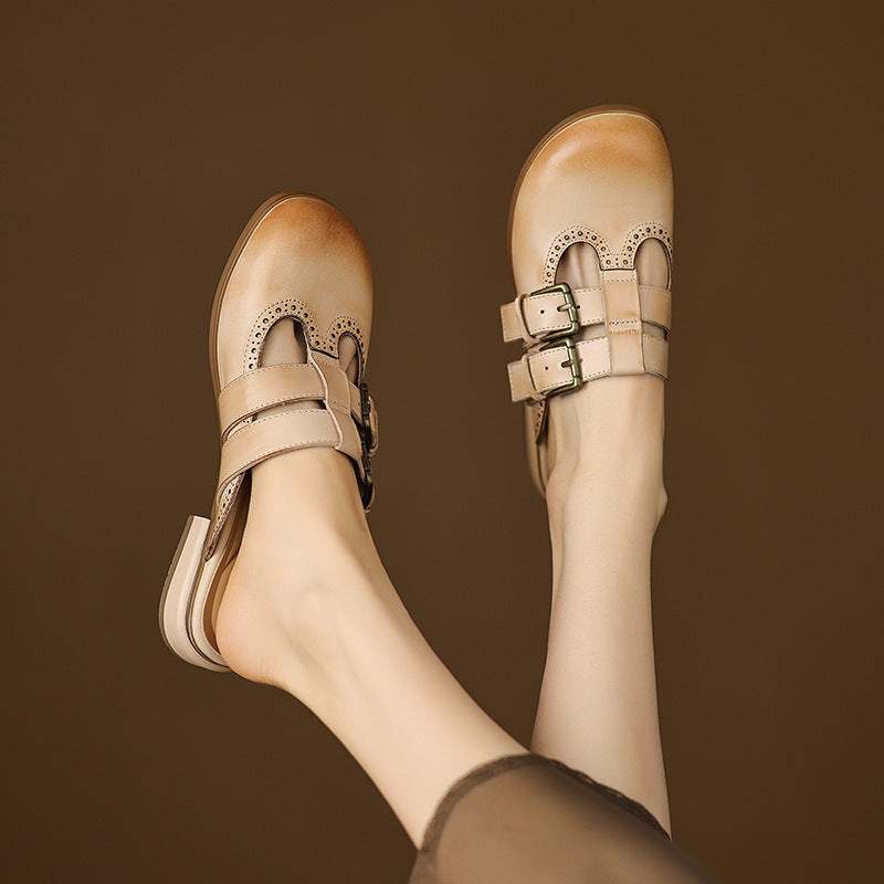 Dorella™| Leather Mules