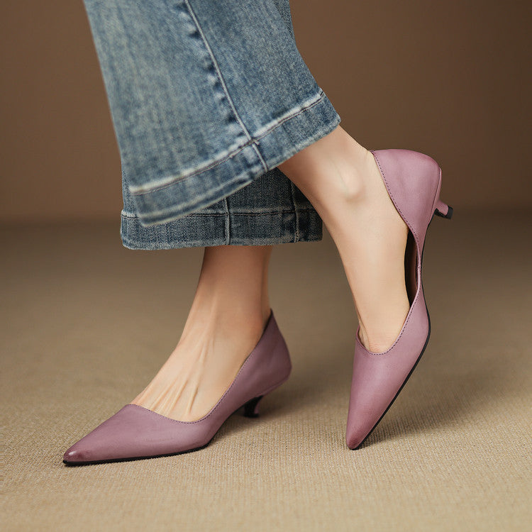 Kynora™| Leather Heels