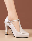 Lenaria™| Leather Heels