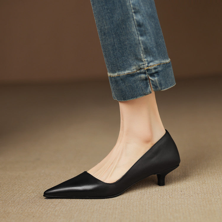 Kynora™| Leather Heels