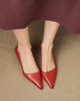Kynora™| Leather Heels