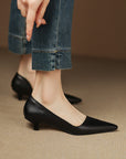 Kynora™| Leather Heels