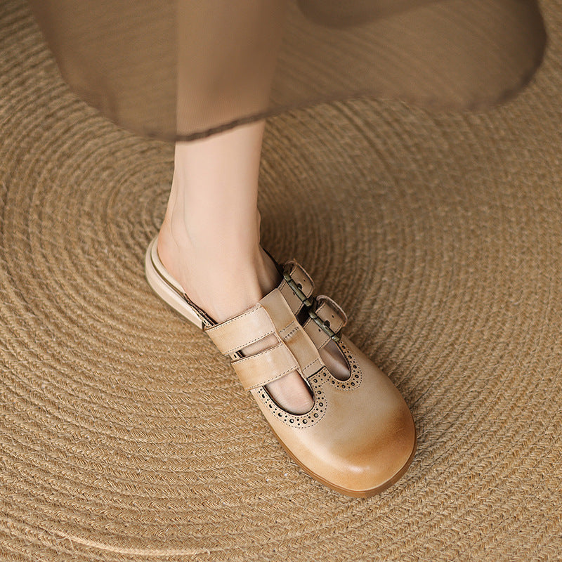 Dorella™| Leather Mules