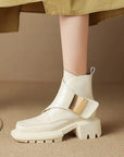 Ovelisse™| Leather Ankle Boots