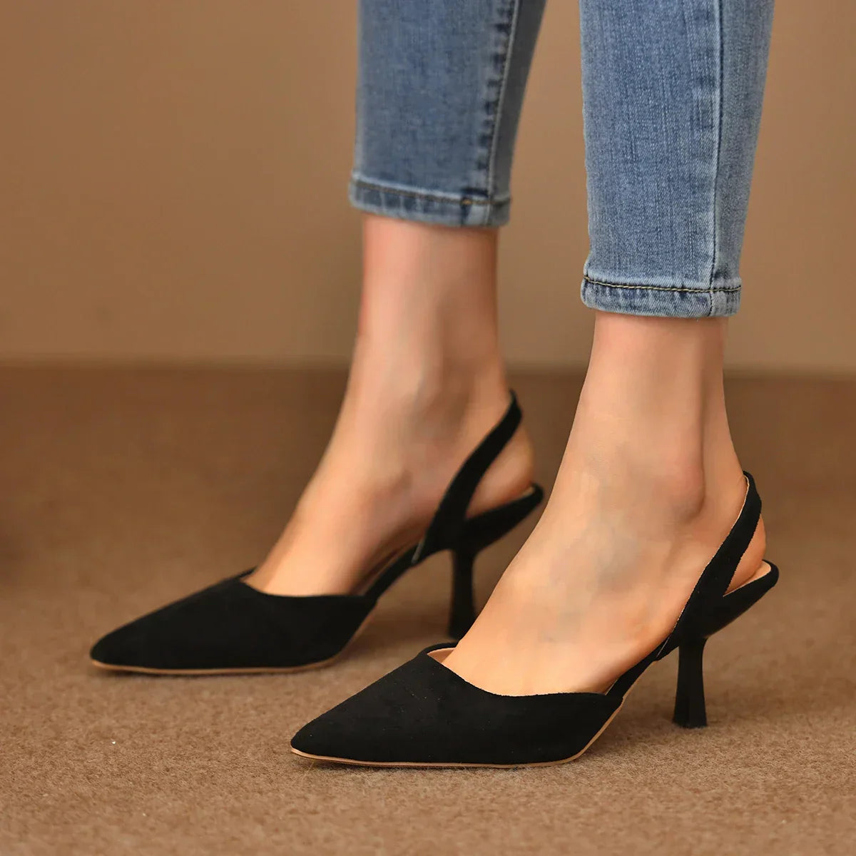 Glinara™| Pointed Slingbacks