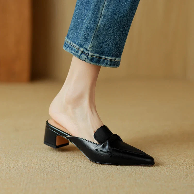 Giselle™| Genuine Leater Mules