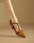 Zalvoria™| Leather Heels