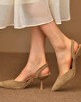 Glinara™| Pointed Slingbacks