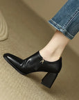 Vionara™| Leather Ankle Boots