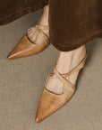 Virelina™| Leather Mules
