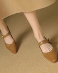 Lunovella™| Leather Heels