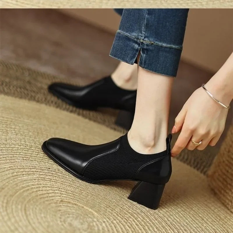 Amirelle™| Square Ankle Boots