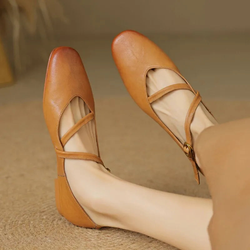Auretta™ | Leather Flats