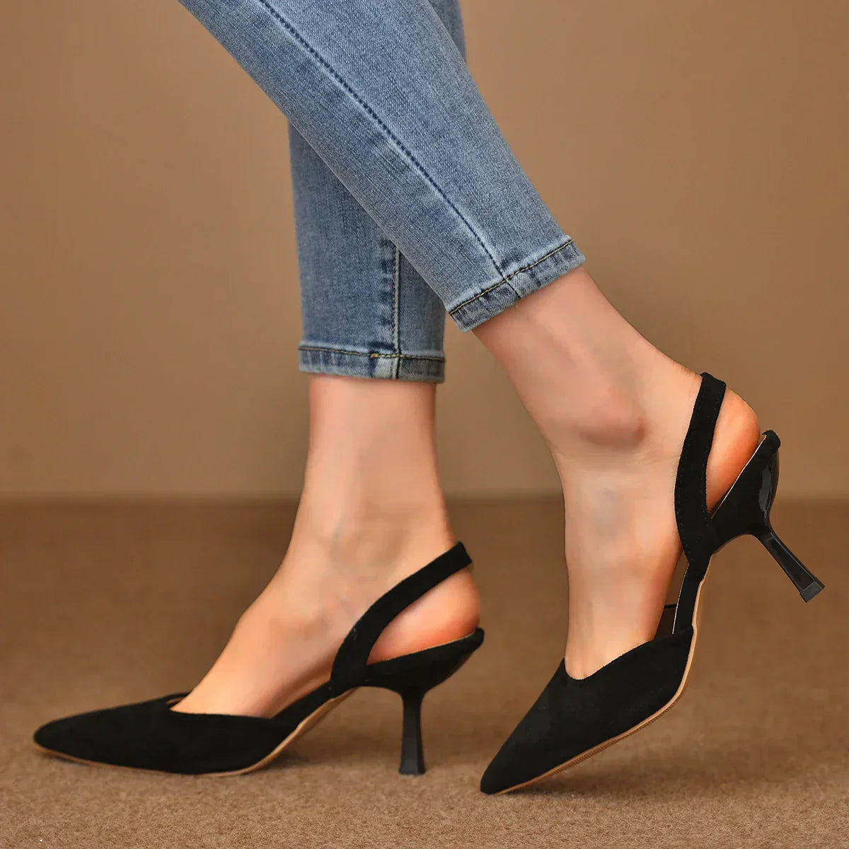 Glinara™| Pointed Slingbacks