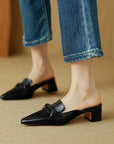 Giselle™| Genuine Leater Mules
