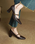 Estrella™| Leather Heels