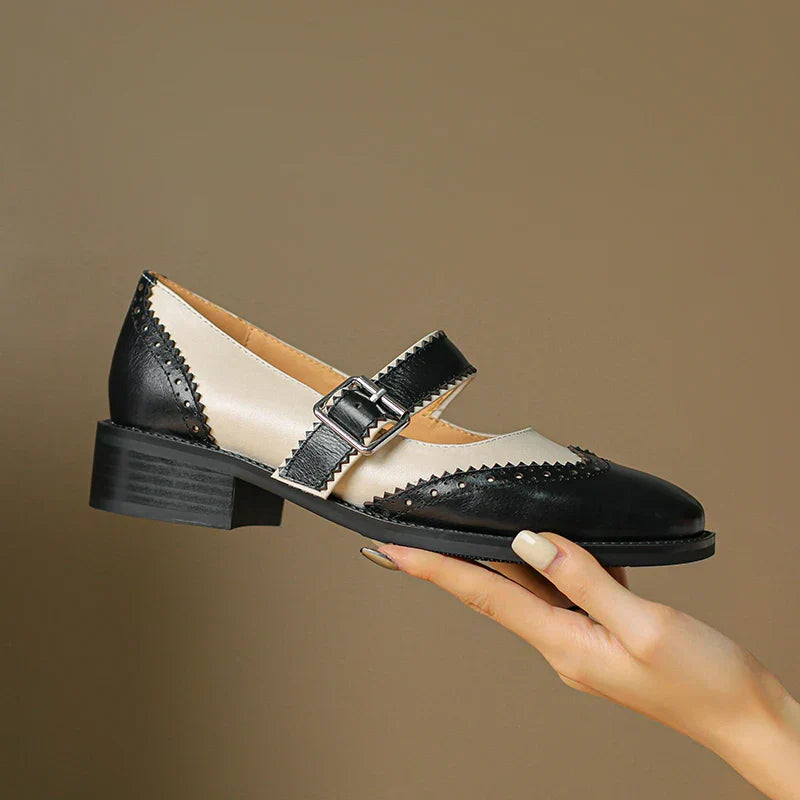 Valenza™| Miana Leather Mary Janes
