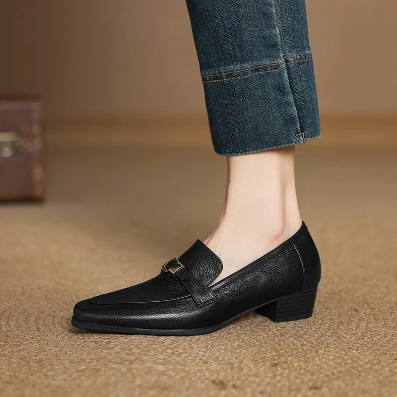 Arvenia™ | Chunky Heel Shoes