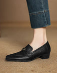 Arvenia™ | Chunky Heel Shoes