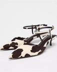 Dovira™| Cowhide Slingbacks
