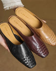 Luminara™| Leather Mules