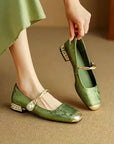 Valenza™| Mestelle Leather Mary Janes