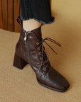 Virelia™| Leather Ankle Boots