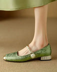 Valenza™| Mestelle Leather Mary Janes