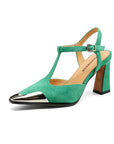 Fioren™| Leather T Strap Pumps