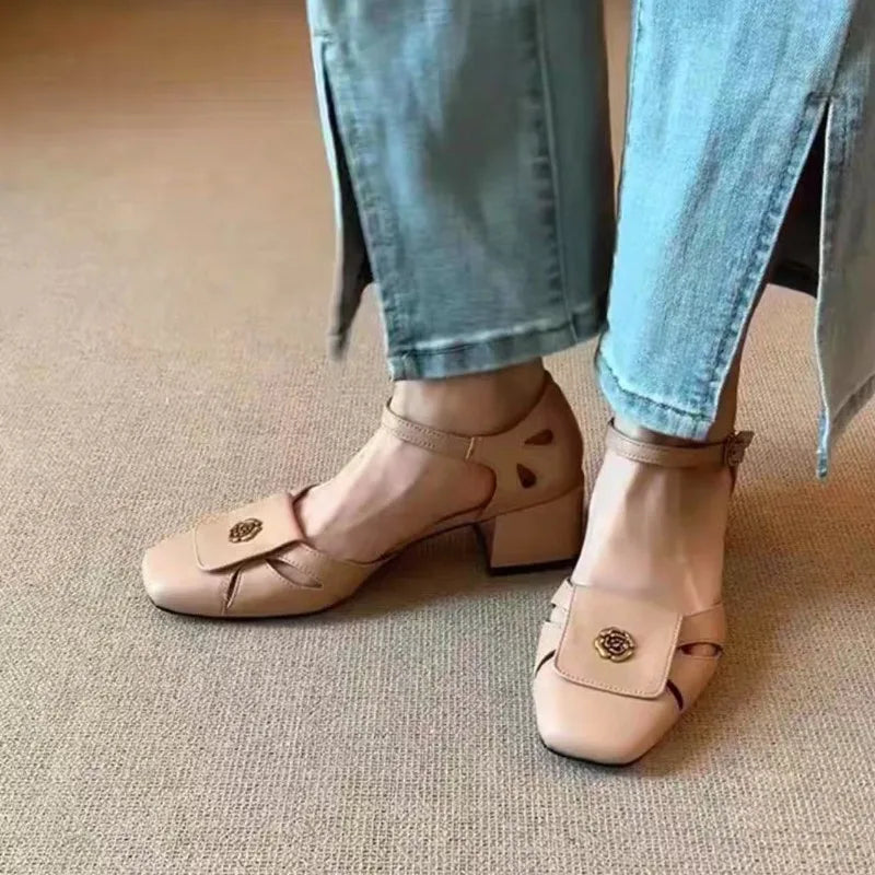 Alvarine™ | Thick Heeled Sandals