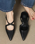 Virelina™| Leather Mules