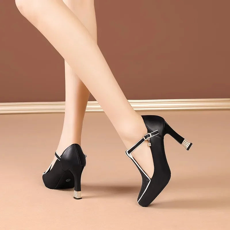 Lenaria™| Leather Heels