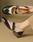 Valenza™| Miana Leather Mary Janes