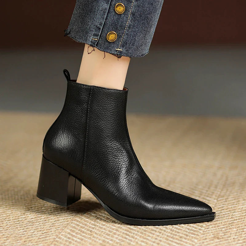 Veyora™| Leather Boots