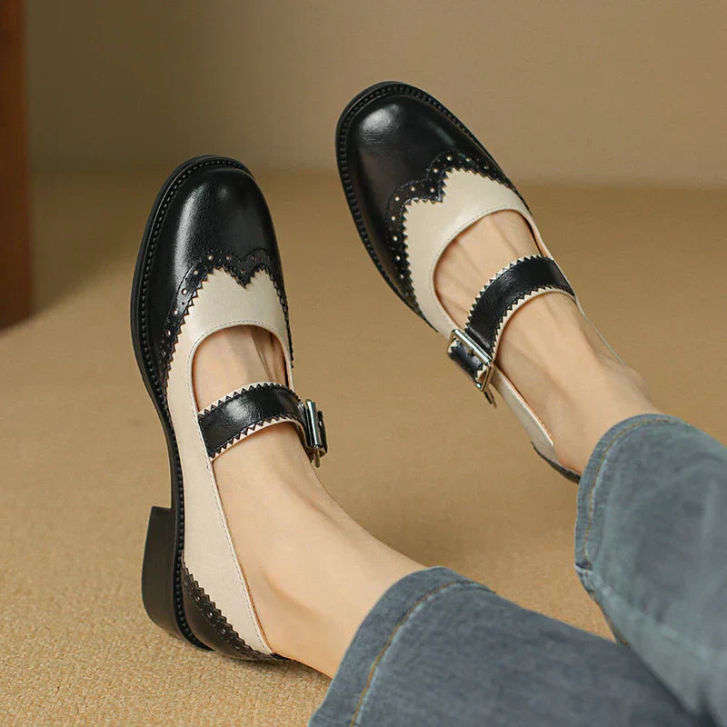 Valenza™| Miana Leather Mary Janes