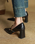 Estrella™| Leather Heels