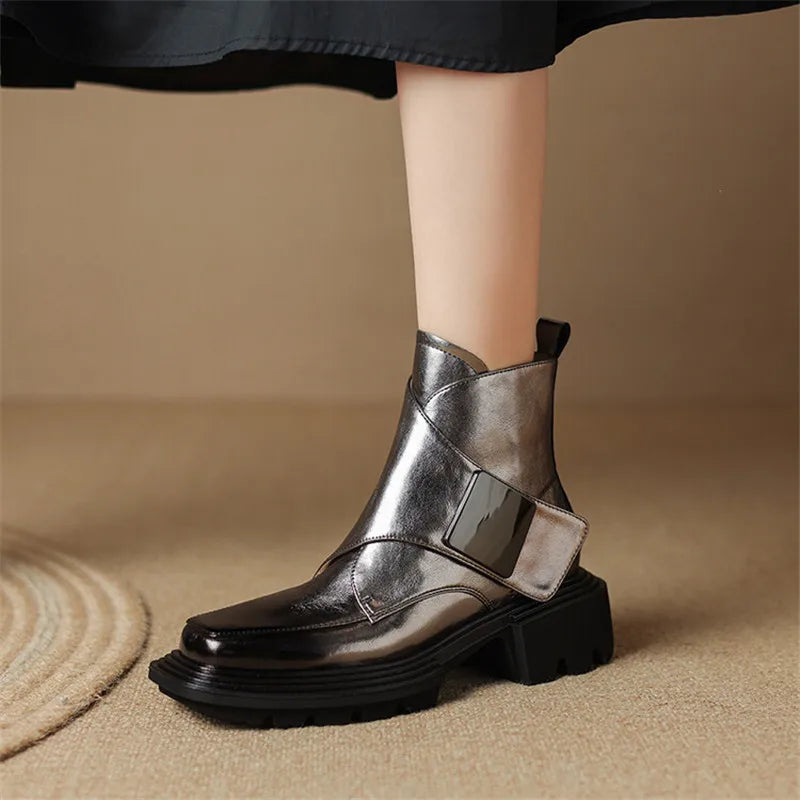 Ovelisse™| Leather Ankle Boots