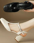 Beatrica ™ | Leather Mary Janes
