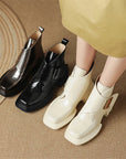 Ovelisse™| Leather Ankle Boots