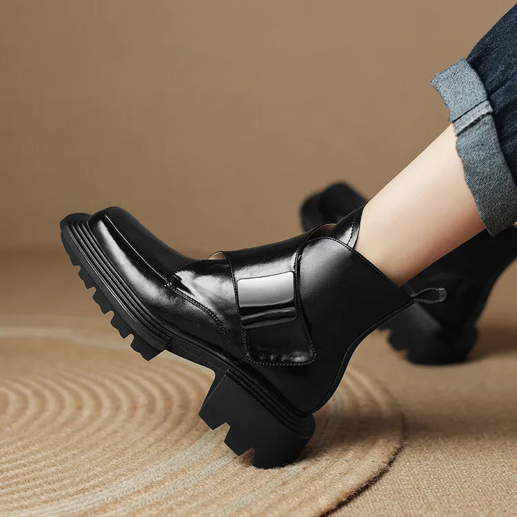 Ovelisse™| Leather Ankle Boots
