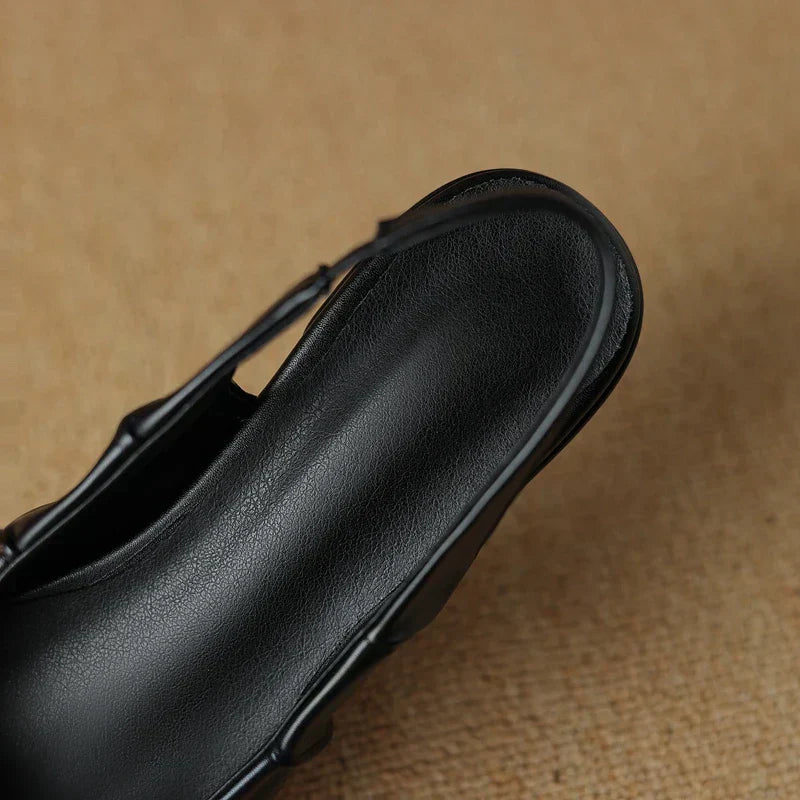 Irinella™| Pleated Slingbacks