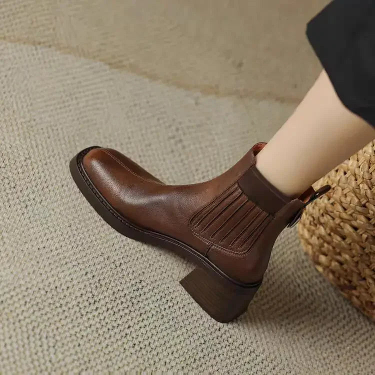 Reloria™| Round Toe Boots