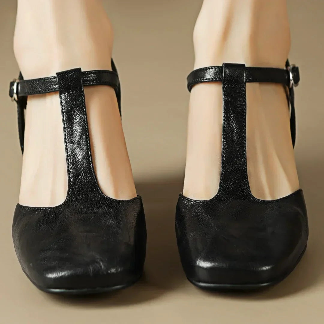 Beatrica ™ | Leather Mary Janes